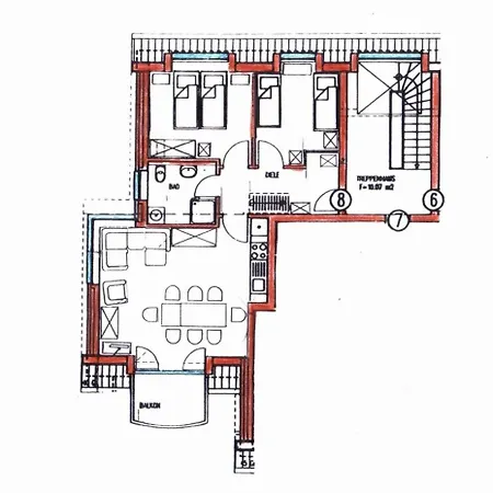 شقة An Bord Im Strandtuun