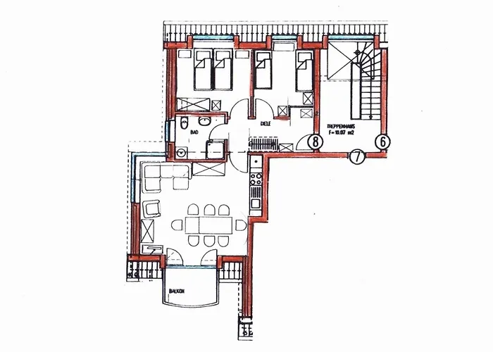 Appartement An Bord Im Strandtuun Auf